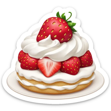 Strawberry shortcake sticker