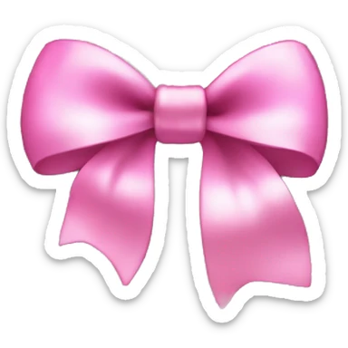 Disco ball with pink bow on it sticker