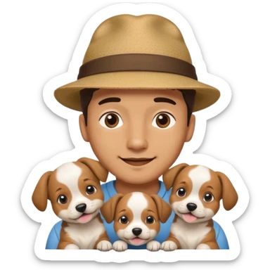 4 5 pappy in one frqme sticker