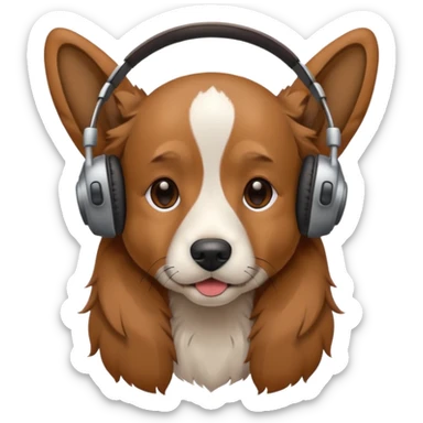 Dog dj sticker