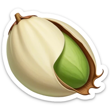one pistachio seed sticker