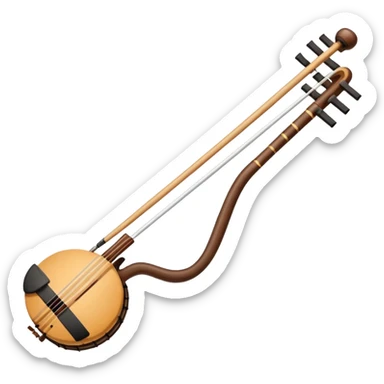 L'instrument traditionnel chinois, l'Erhu sticker