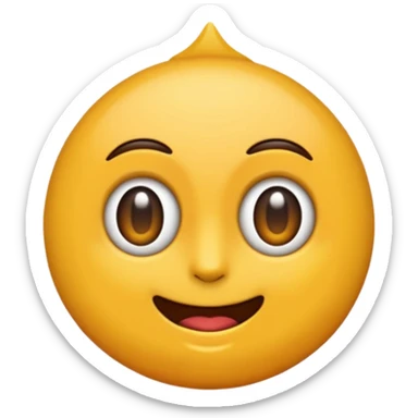 Emoji serio con sicatiz de tony montana que valla de la ceja a el cachete sticker