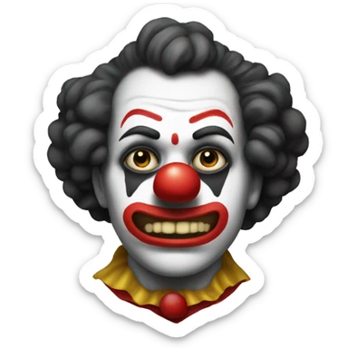 Payaso triste sticker