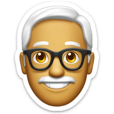 pelinegra con gafas tomando coca cola sticker