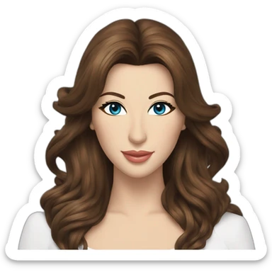 Nancy ajram Queen of arab pop bleu eyes singer music sticker