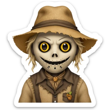 scarecrow villain sticker