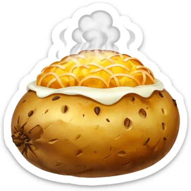 Baked potato  sticker