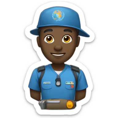 Un informaticien sénégalaise  sticker