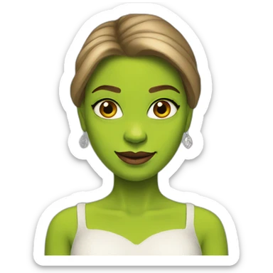 female shrek supermodel sticker