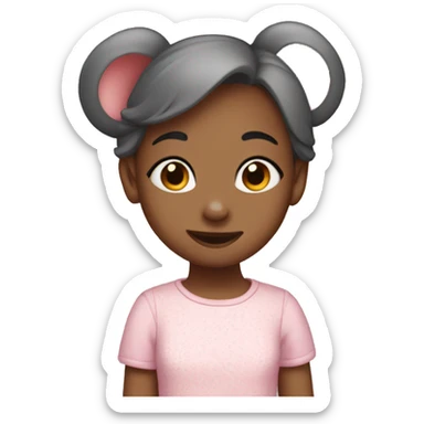 Sister love Mouse  sticker