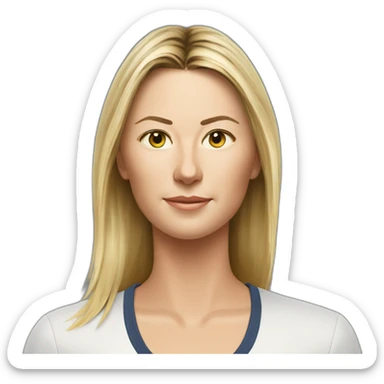 Maria Sharapova at 36 years old  sticker