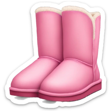 pink ugg shoes  sticker
