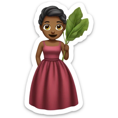 Sorrel in dress  sticker