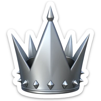 Spiked crown sticker