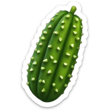 delicious gherkin sticker