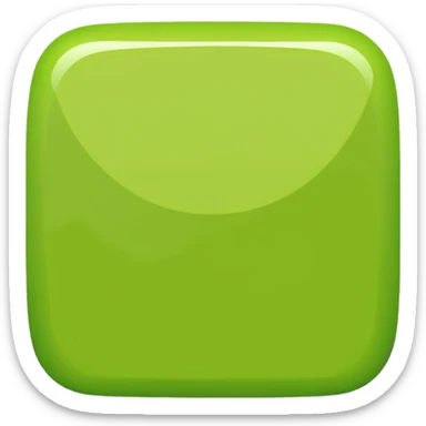 Lime Green Square sticker