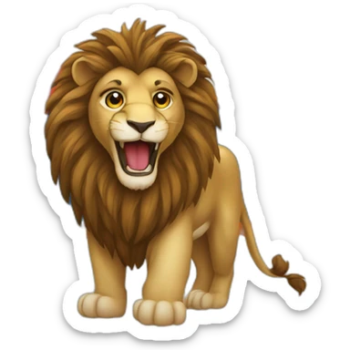lion armenia flag sticker
