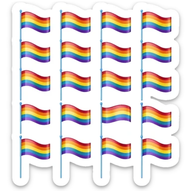 all the gay flags sticker