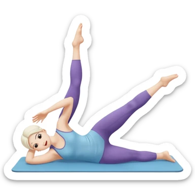 Pilates emoji sticker