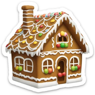 gingerbread house  sticker