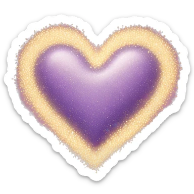 heart with sparkles sticker