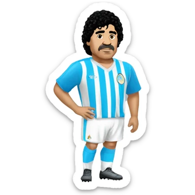 Maradona napoli sticker