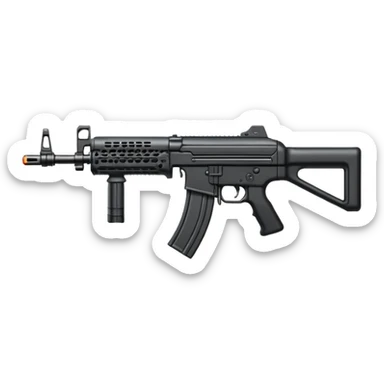 assault rifle sticker