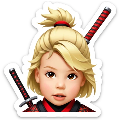 Daring Samurai sticker