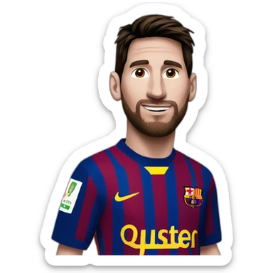 Messi gracioso sticker