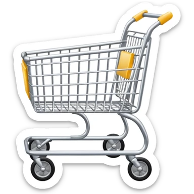 shopping cart sticker