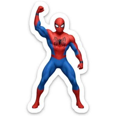 Muscle Spider-Man A-OK sticker