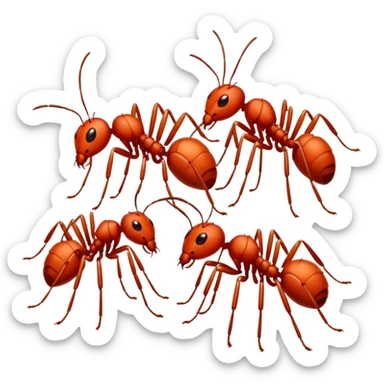 red ants sticker