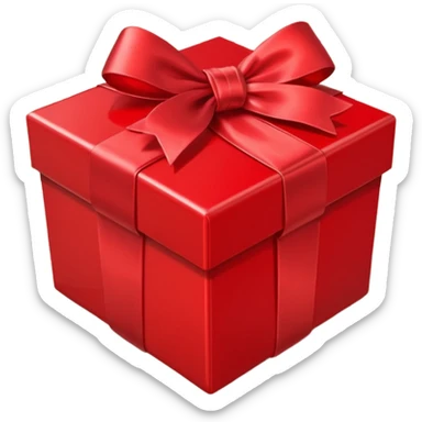 Caja de regalo sticker