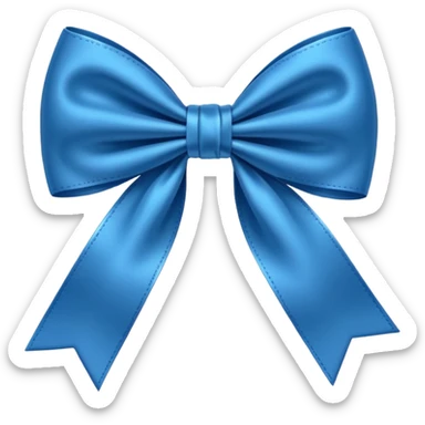 Laço azul escuro sticker