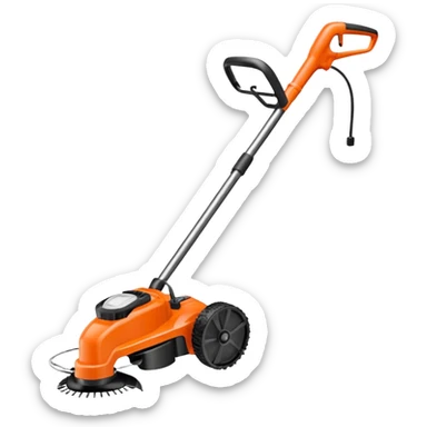 Echo lawn trimmer with orange more like the real thing  sticker
