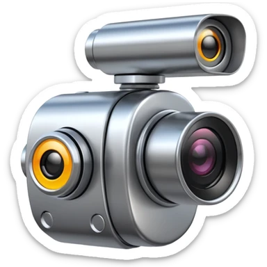 sensor with a camera and a tracking sensor sticker