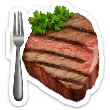 Steak sticker