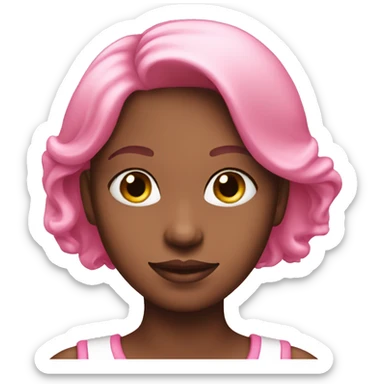 Pink clean girl sticker