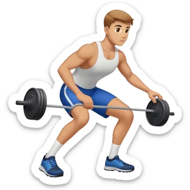 Rotational-Landmine exercise sticker