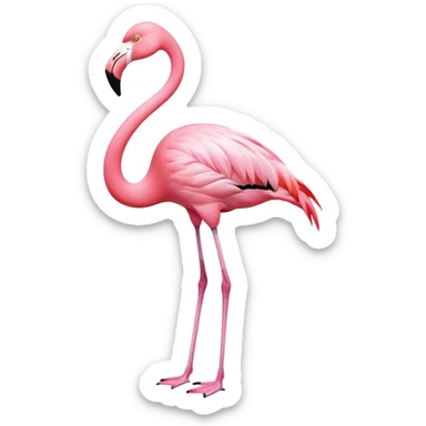 Flamingo emoji sticker