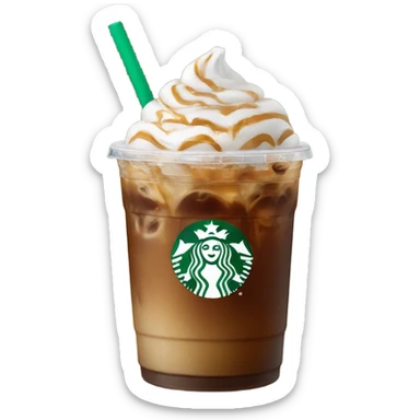 starbucks iced coffee sticker