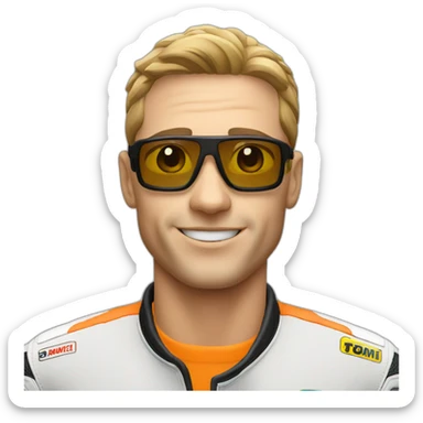 moto GP driver sticker