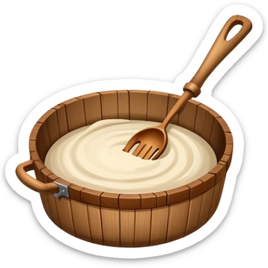 dnd item icon, wooden pan sticker
