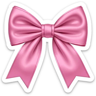 Cute girly bows sticker