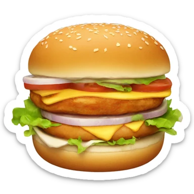 Chicken burger  sticker
