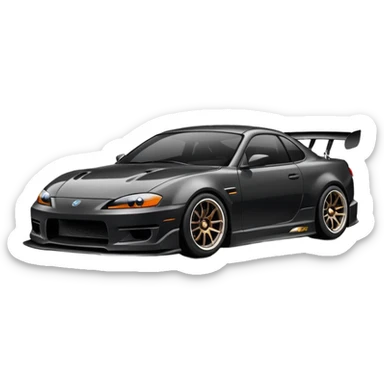 Drift car sticker