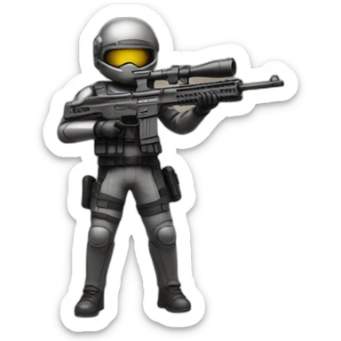 intercessor with rifle sticker
