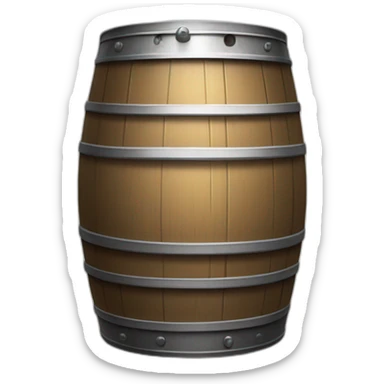 keg of beer tapped sticker