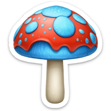 Psilocybin mushroom sticker